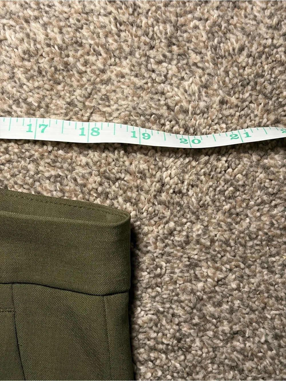 Banana Republic Sculpted Cropped Bootcut Pant 16 Long NWT Olive Green Stretch - Picture 14 of 16